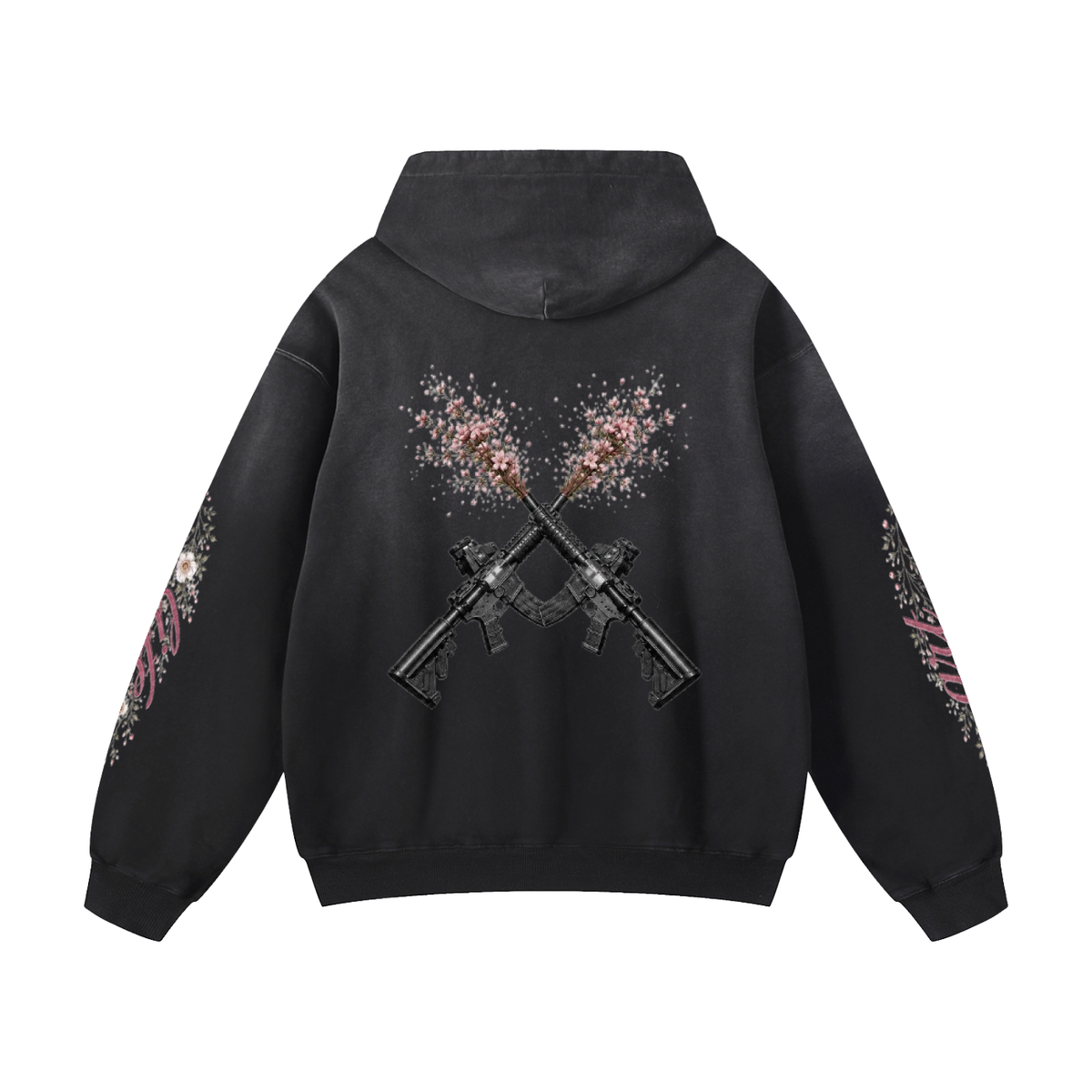 "Art Imitates Life" Heavyweight Sunfade Oversized Hoodie