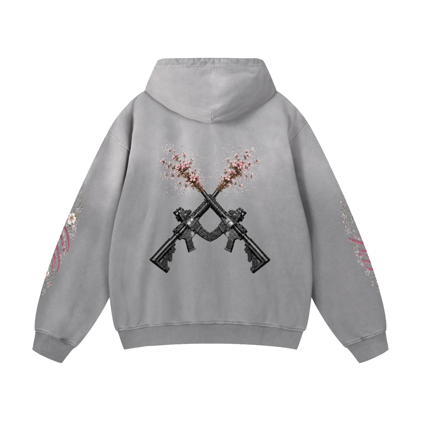 "Art Imitates Life" Heavyweight Sunfade Oversized Hoodie