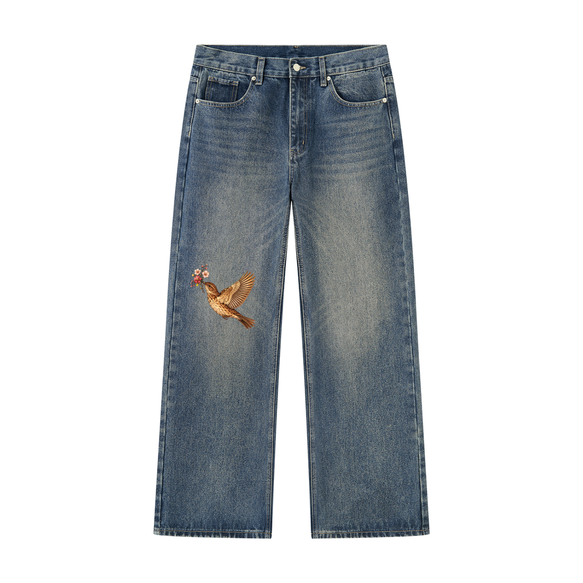 [Petals] Straight Jeans