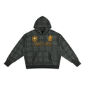 [While Here Plaid] Oversized Hoodie