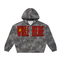 "While In ____ " Vintage Wash Leopard Full Zip Hoodie