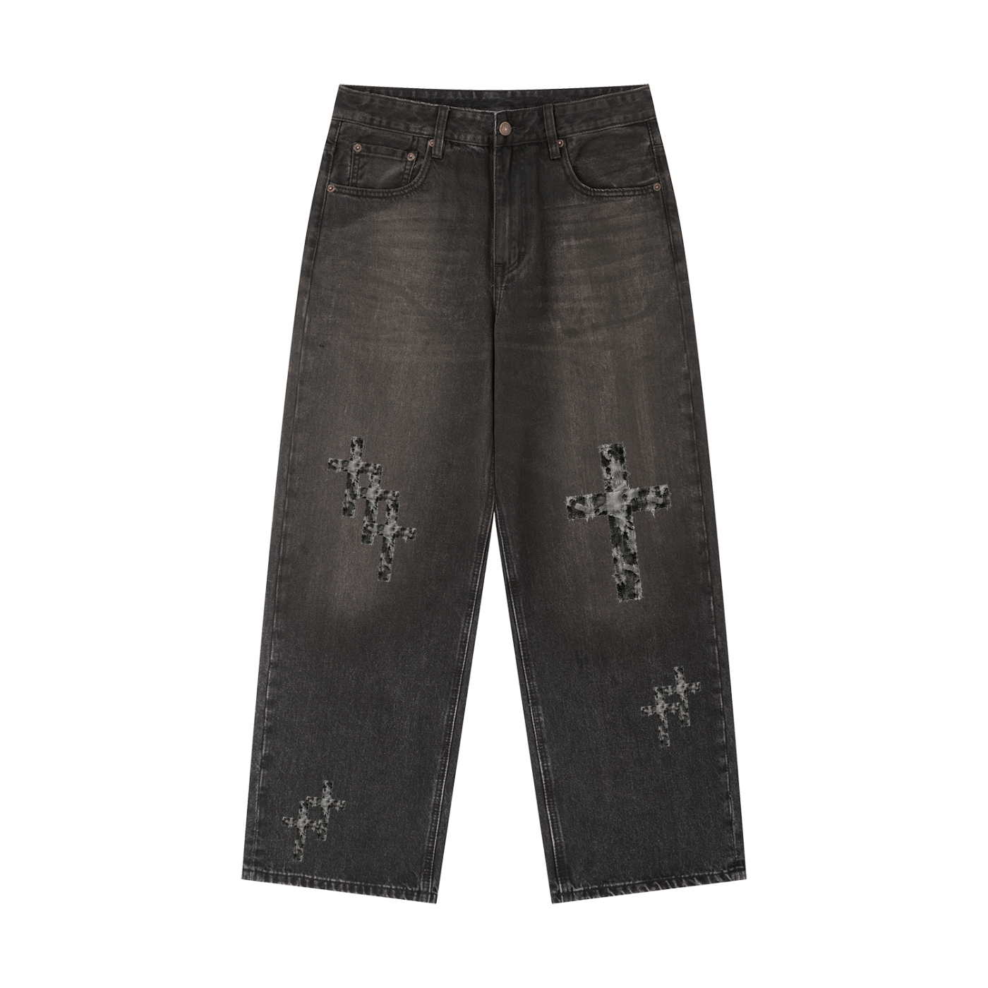 "Crosses "Vintage Wash Heavyweight Denim Jeans