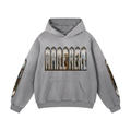 "Mosaic Contienents " Heavyweight Sunfade Oversized Hoodie