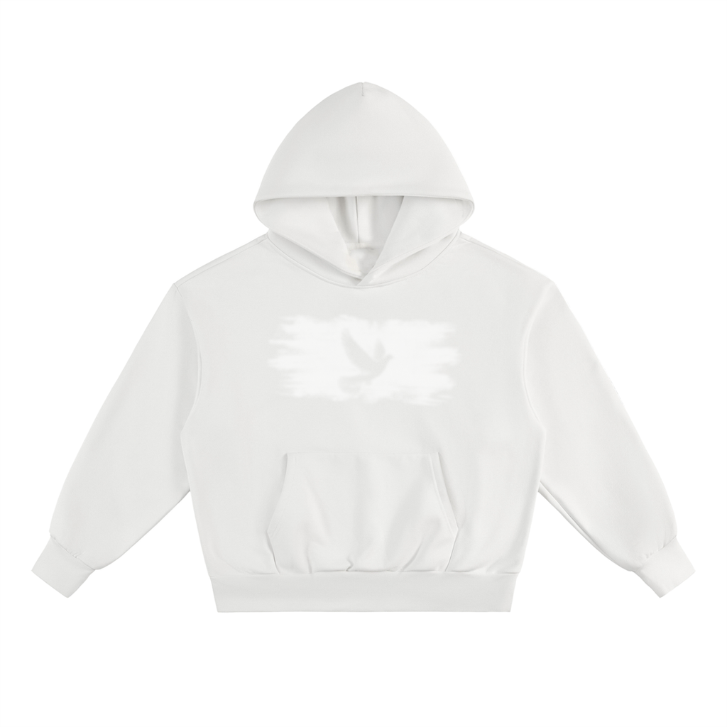 "Faded Dove" Essential Heavyweight Fleece Hoodie