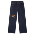 "Birds of Passage" Heavyweight Straight Leg Denim Jeans