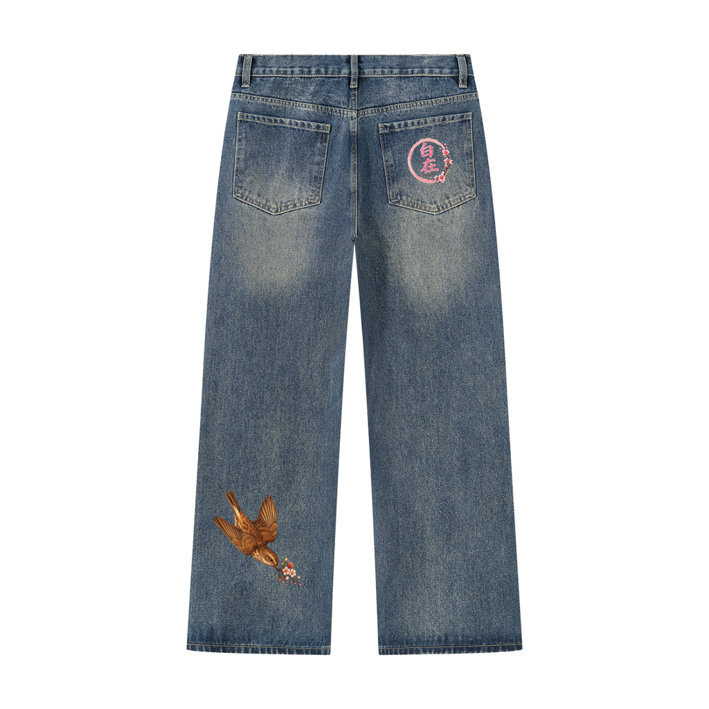 [Petals] Straight Jeans